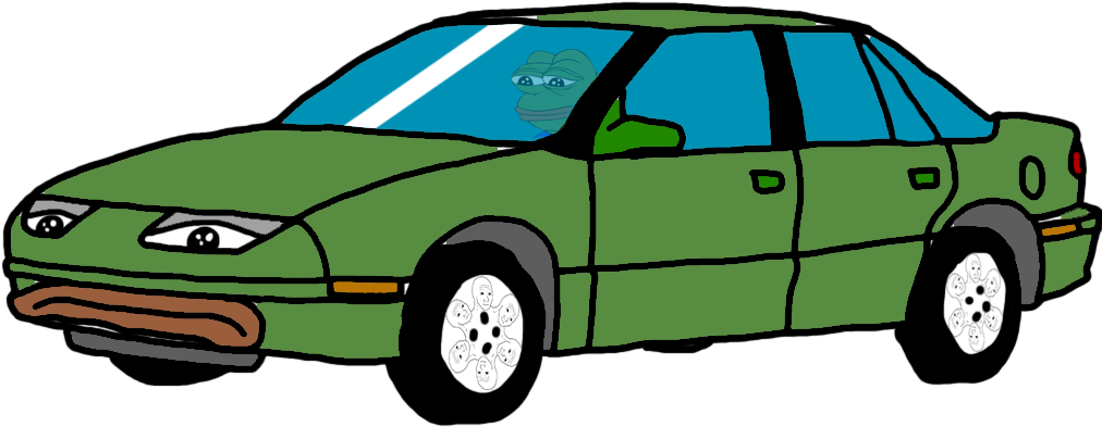 Pepe Rare Car Sad - General Motors (1024x682), Png Download