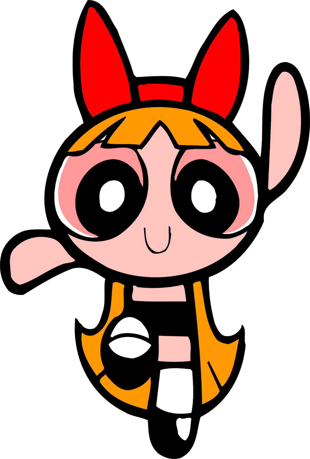 Powerpuff Girls Blossom Cartoon - Powerpuff Girl Blossom Coloring Page (1084x1600), Png Download