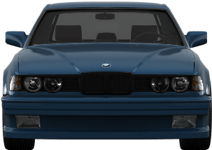 Bmw 7 Series'86 By - Bmw 7 Series (1004x373), Png Download