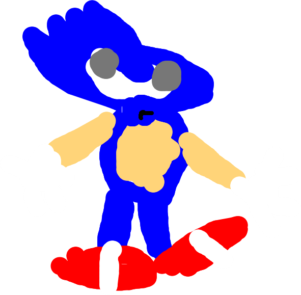 Sanic 3 - (591x579), Png Download
