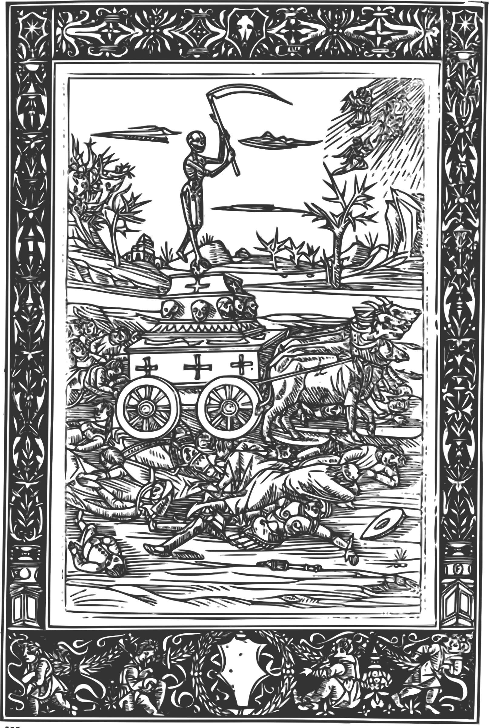 This Free Icons Png Design Of The Black Death (1614x2400), Png Download