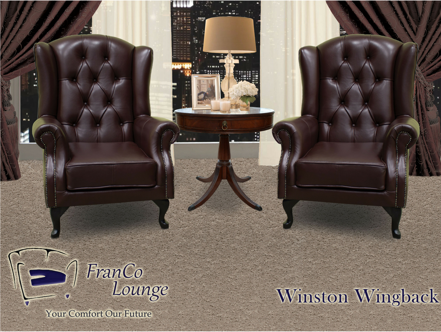 Winston - Club Chair (1800x1800), Png Download