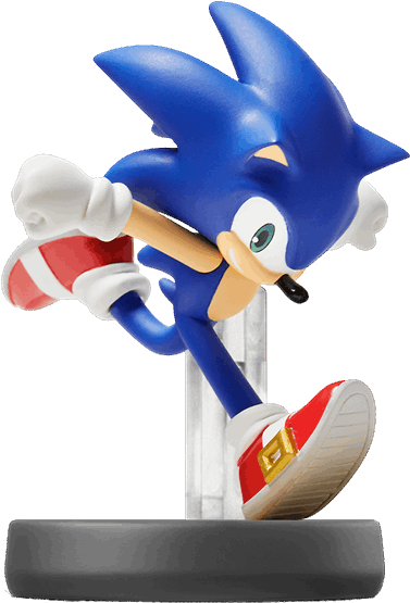 Nintendo Amiibo - Smash Bros Amiibo Sonic (600x600), Png Download