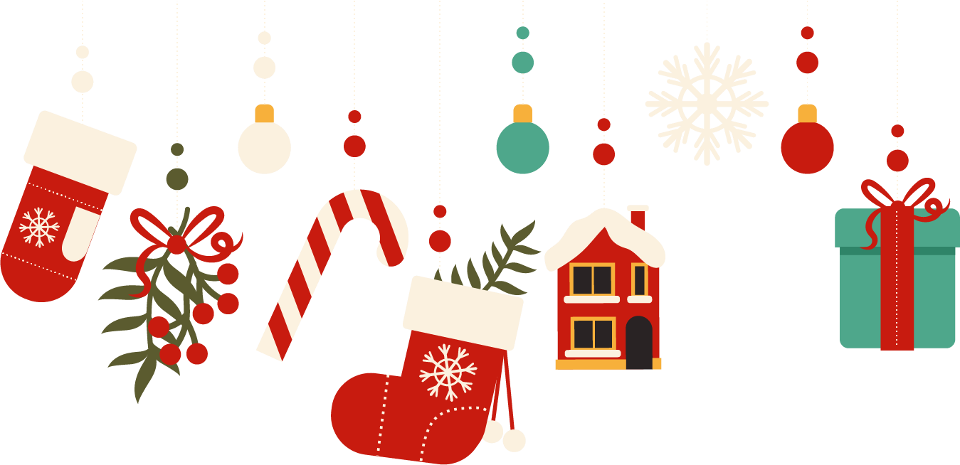 Christmas Sale Logo (1349x654), Png Download