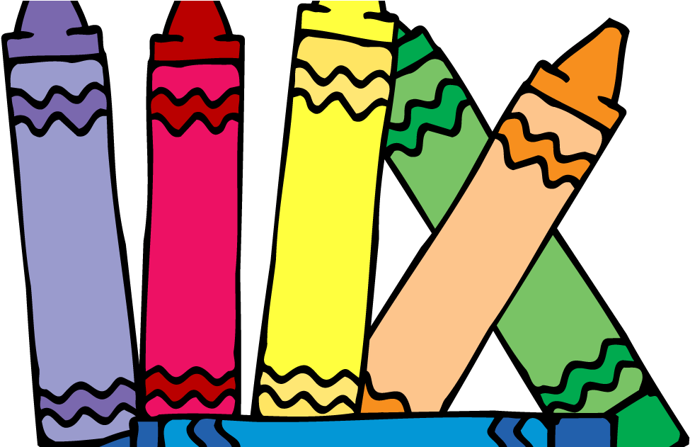 Clip Art Stock Kindergarten Button Up - Crayons Clipart (1000x630), Png Download