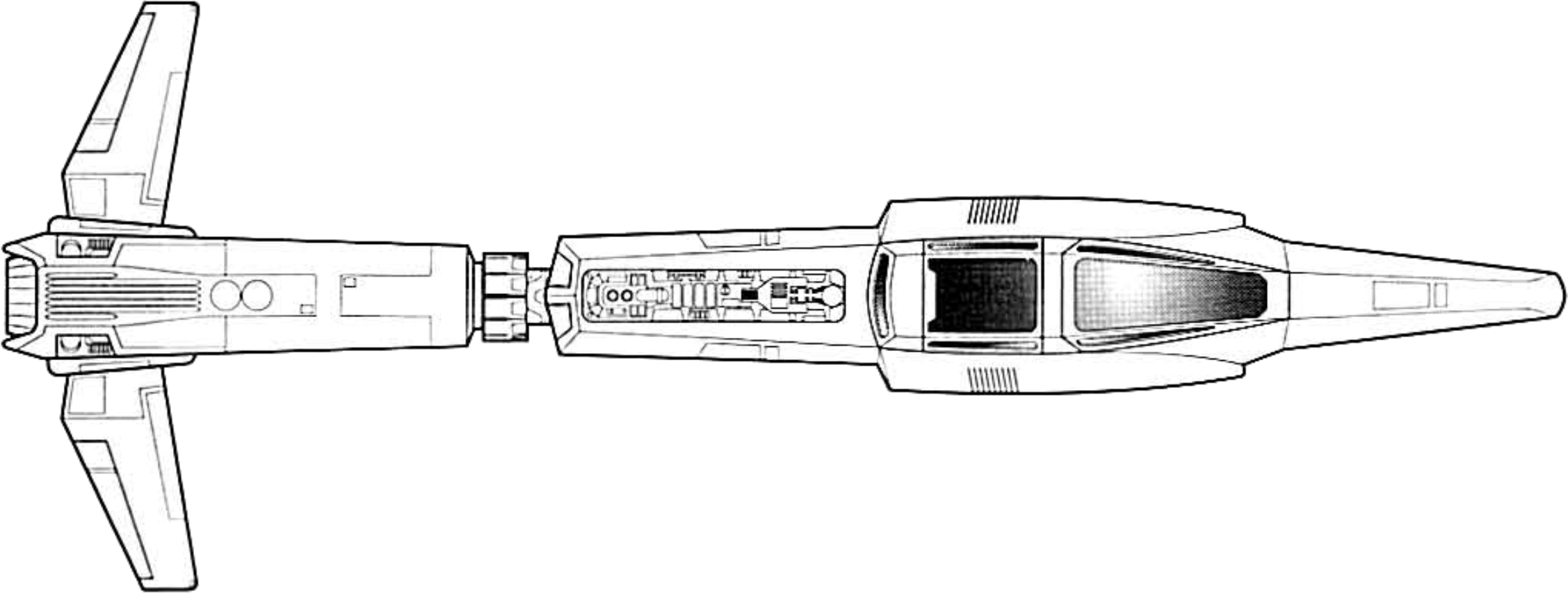 Vangaard Pathfinder Scout Ship - Pathfinder Class Scout Ship Star Wars (2255x853), Png Download