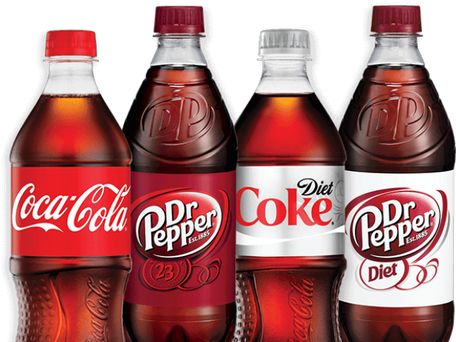 Coke Clipart 600ml Png - 20 Oz Diet Dr Pepper (640x480), Png Download
