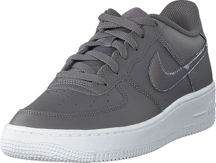 Air Force 1 Gunsmoke/gunsmoke-white - Nike Air Force 1 Grå (705x532), Png Download