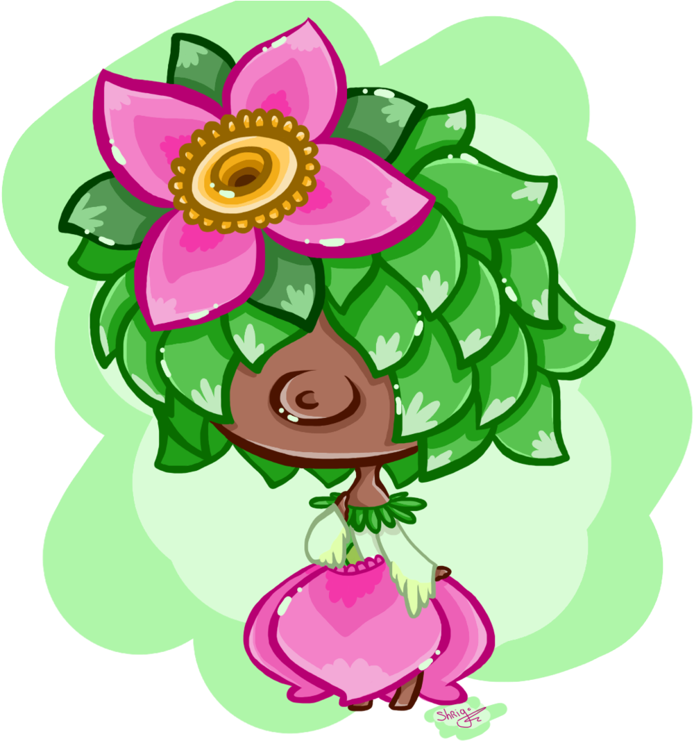 Poppy The Deku Scrub By Marshalltrap - Rose (1000x1067), Png Download