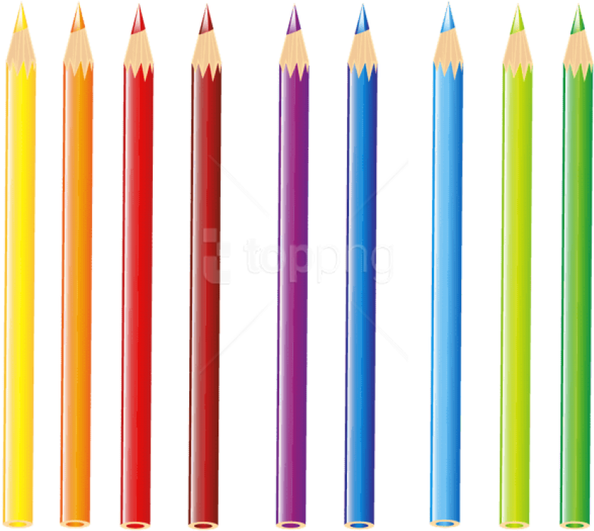 Free Png Download Transparent Pencils Picture Clipart - Picket Fence (850x768), Png Download
