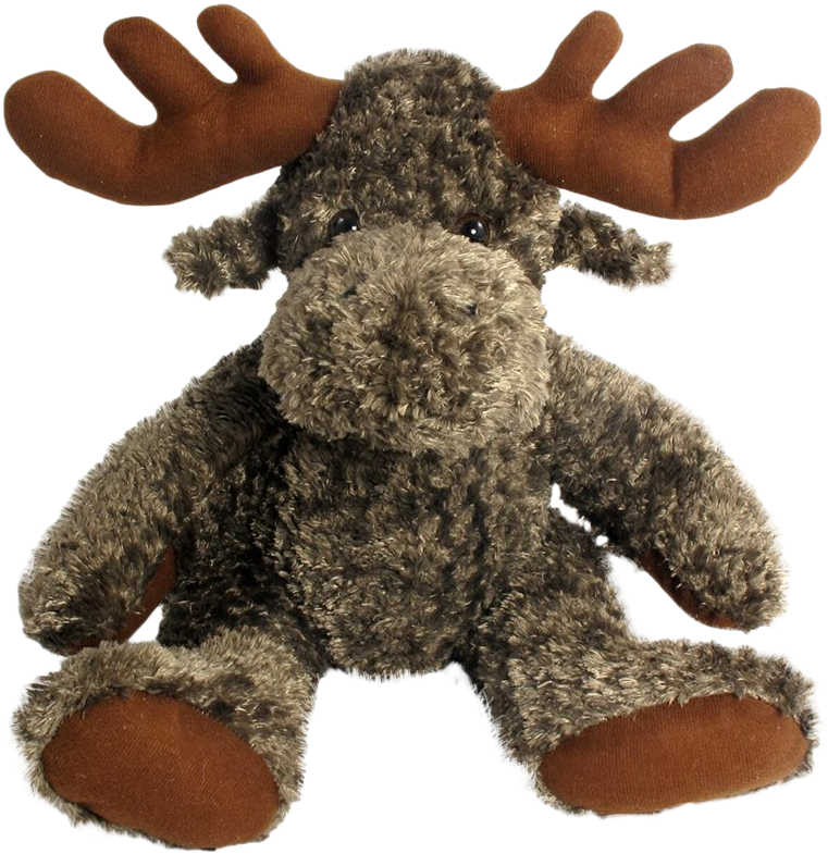 Wishpets 11" Cuddly Moose Stuffed Plush Toy - Stuffed Toy (1000x1000), Png Download