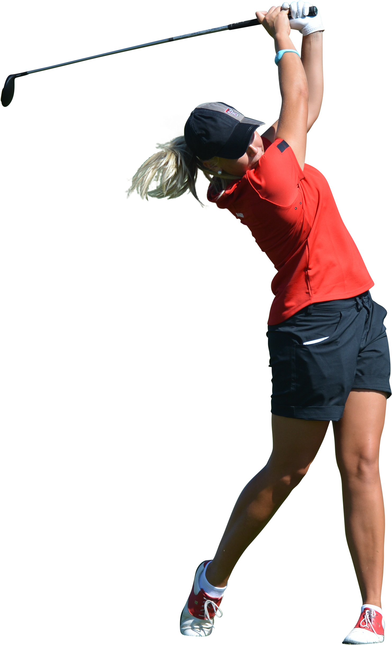 Woman Play Golf Png Image - Woman Golfer Png (2031x2902), Png Download