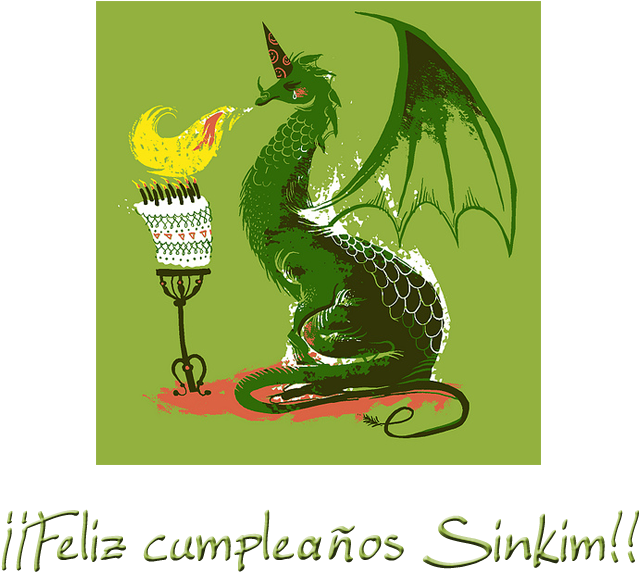 Imagen - Happy Birthday Dragon (657x600), Png Download