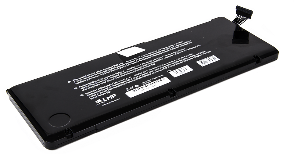 Lmp Battery Macbook Pro 17" Alu Unibody - Laptop Battery (1440x504), Png Download