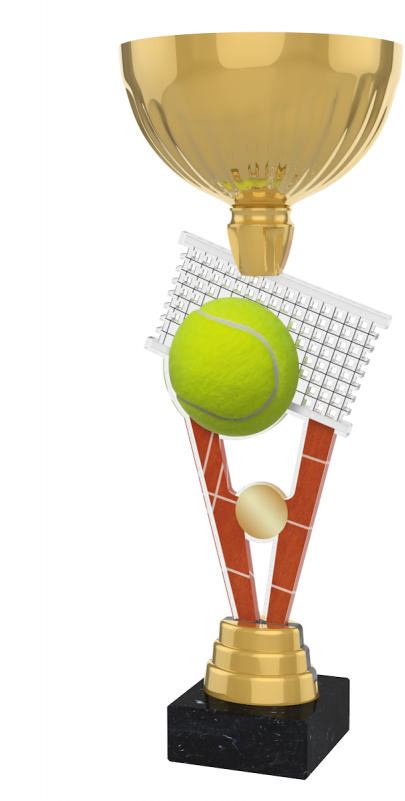 London Tennis Gold Cup Trophy - Trophy (800x800), Png Download