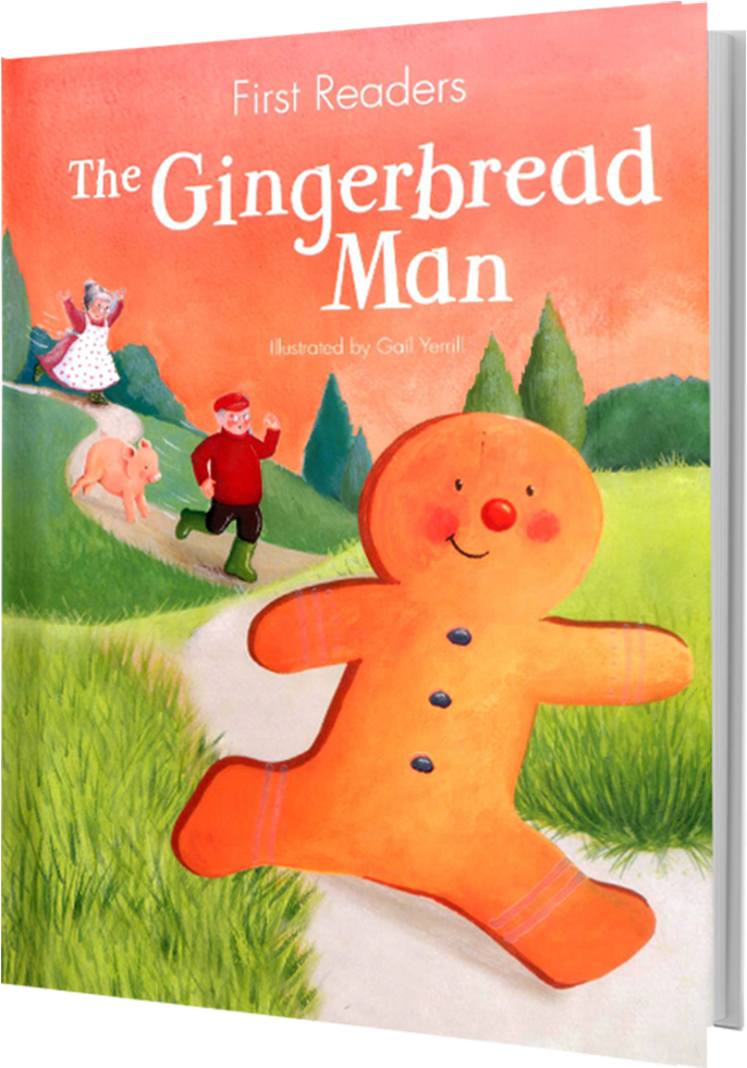 Picture Of First Readers - Gingerbread Man By Gail Yerrill (1000x1000), Png Download