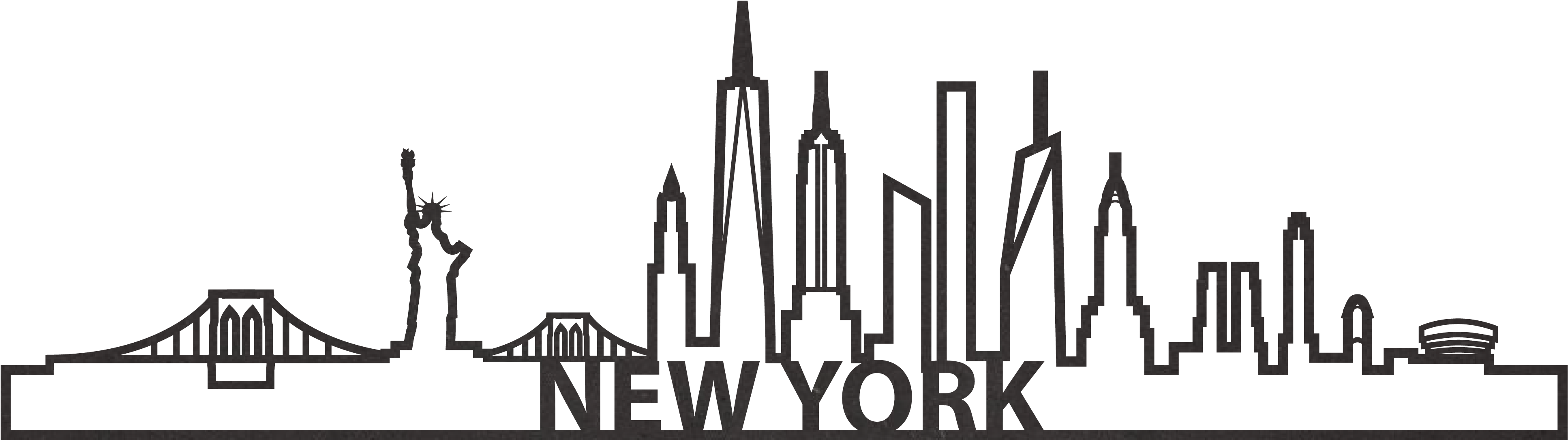 New York - Skyline (4725x4725), Png Download