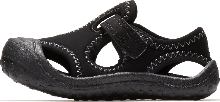 Nıke Çocuk Sandalet Siyah (750x750), Png Download