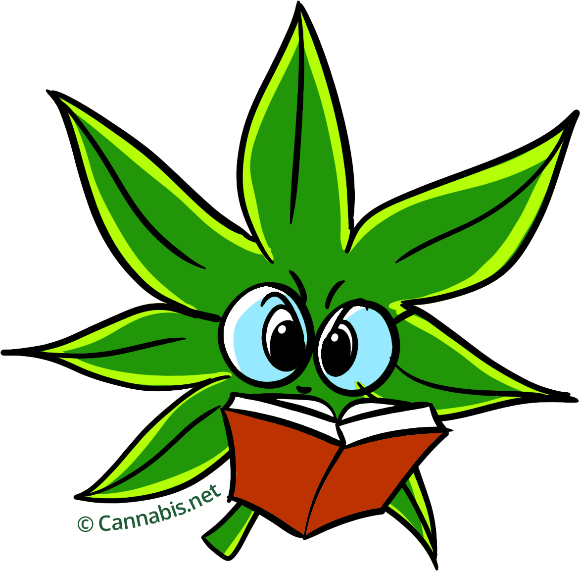 Transparent Weed Gif - Cannabis Leaf Cartoon (1172x1153), Png Download