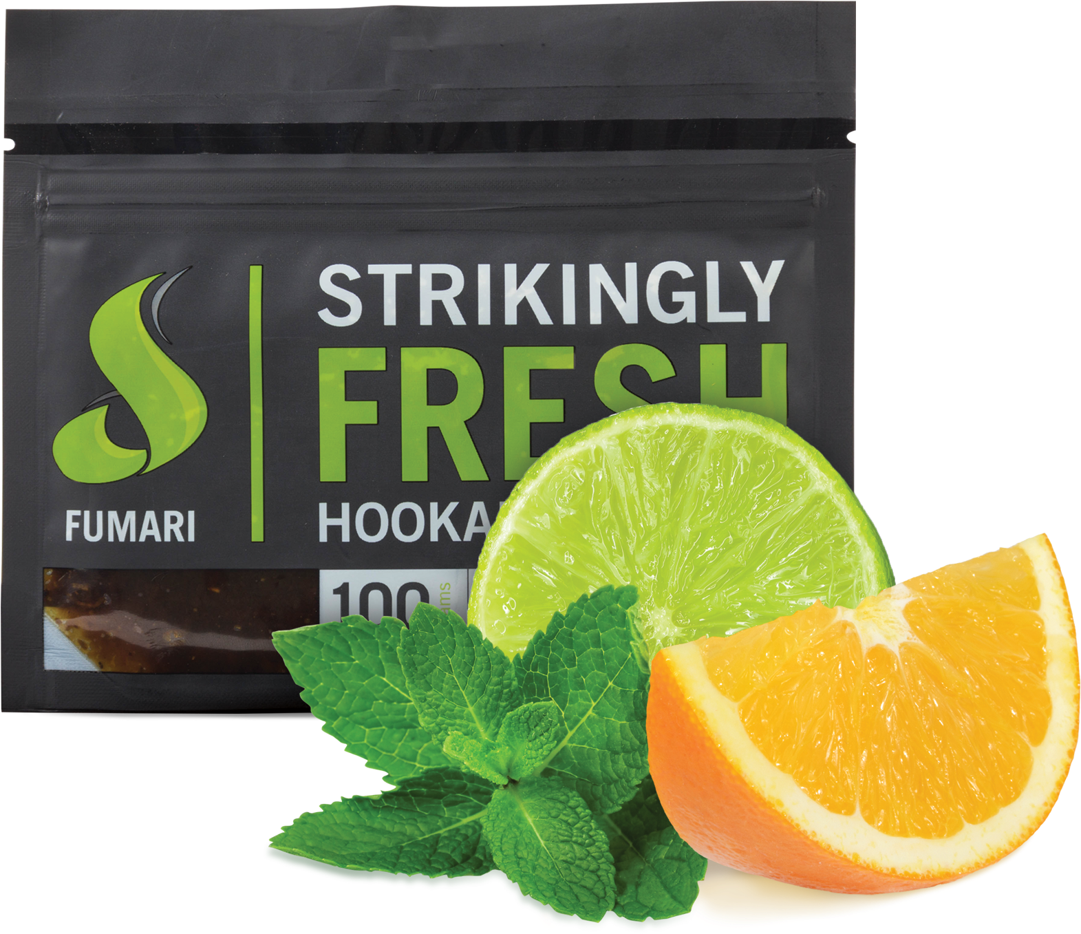 Citrus Mint - Fumari Citrus Mint Png (2000x2000), Png Download