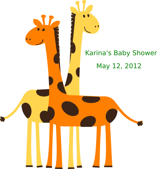 Giraffes Clipart Png (552x594), Png Download
