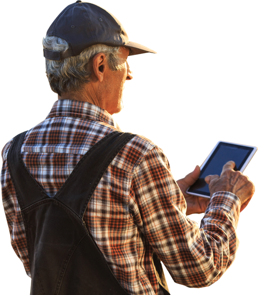 Call To Action Farmer - Agroportal.ua (531x606), Png Download