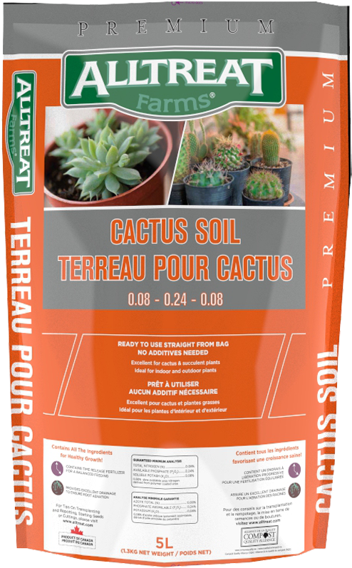All Treat Premium Cactus Potting Soil 5l - Aloe (602x800), Png Download