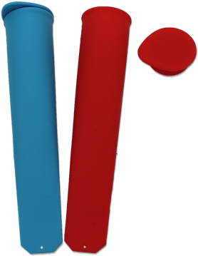 Kitchen Collection Silicone Ice Pop Maker Molds - Cylinder (700x467), Png Download