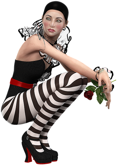 Woman, Sitting, Rose, Theater, Variety, Clothing - Maker Women Porn Png (494x640), Png Download