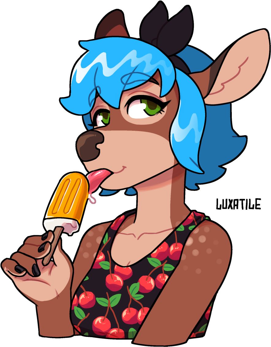 Popsicle - Cartoon (1056x1280), Png Download