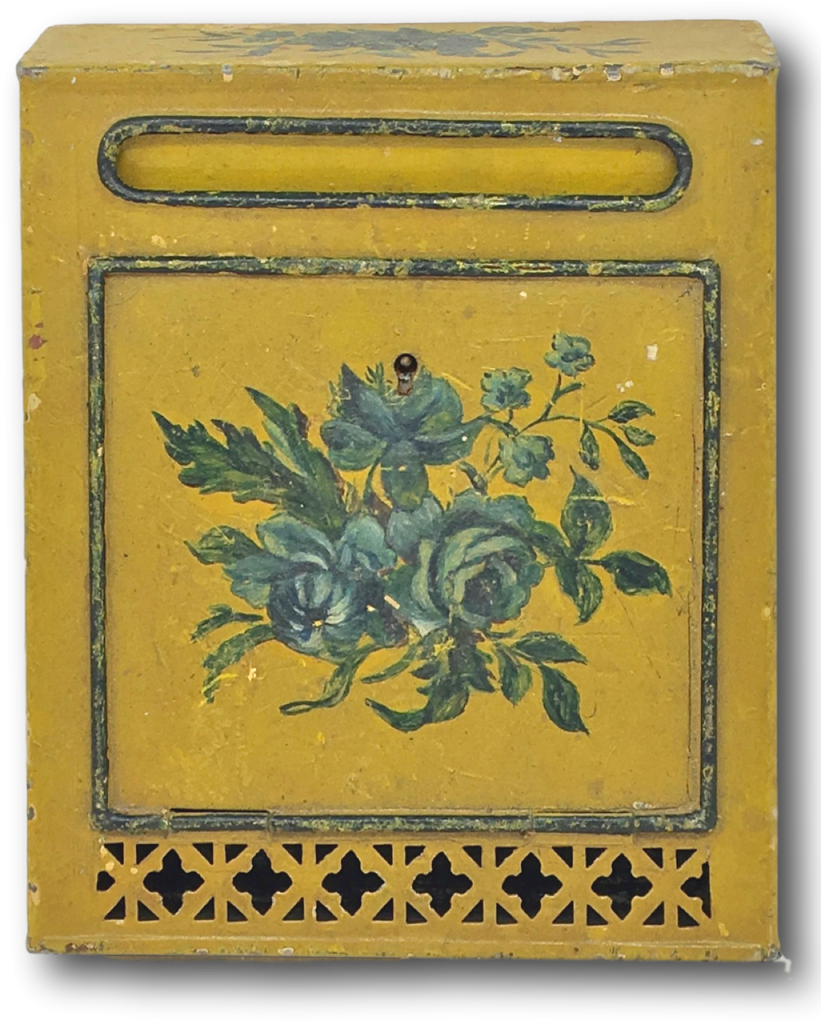 French Tole Letterbox - Iris (1200x1550), Png Download