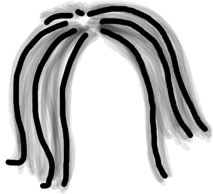 Hair Texture Strands - Body Jewelry (1024x768), Png Download