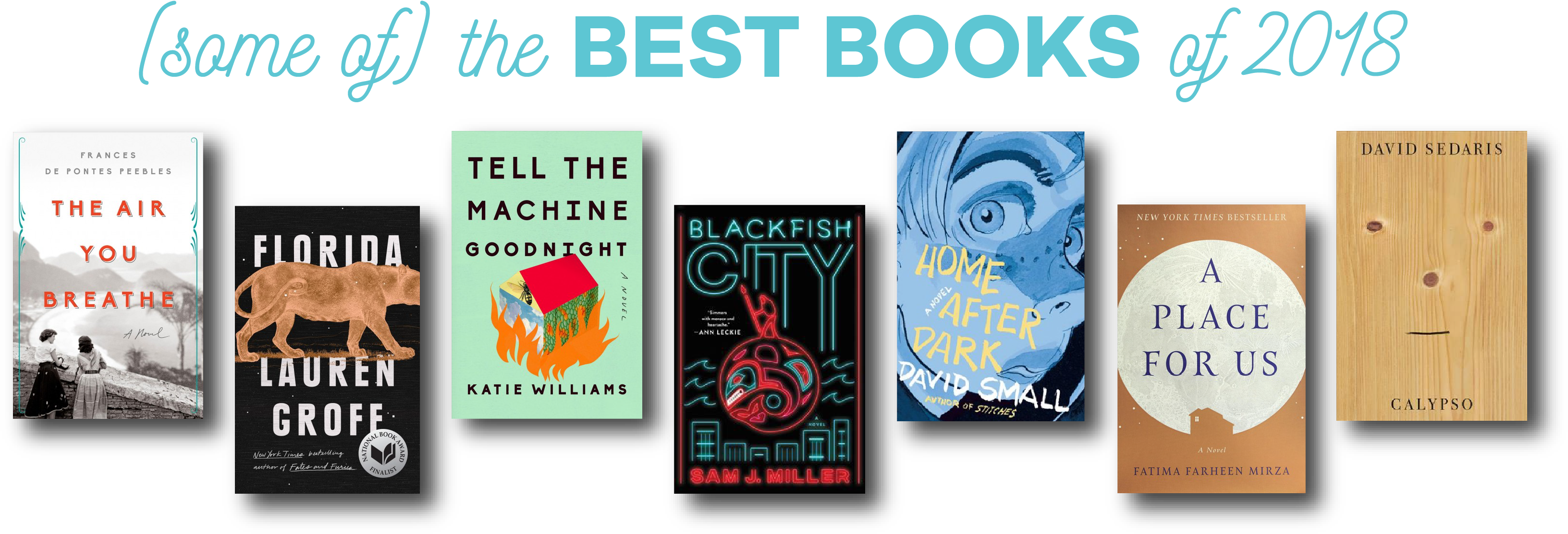 Bestbooksof2018 Covers - Graphic Design (3334x1250), Png Download
