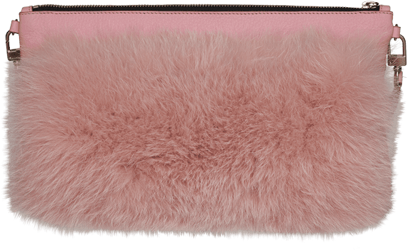 The Dada Bag Features Fluffy Fox Fur - Shoulder Bag (800x800), Png Download