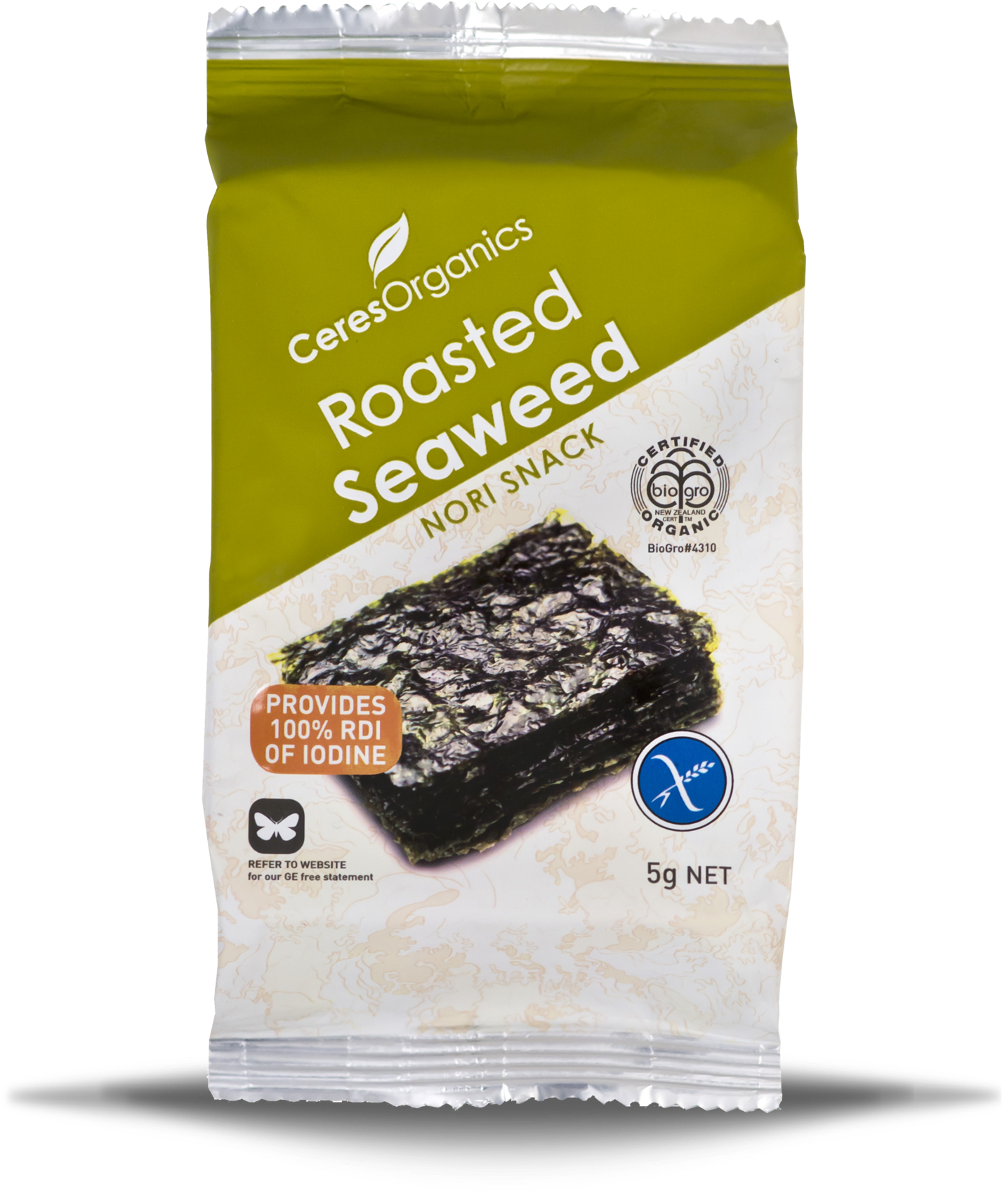 Wholegrain Organics Online Shop - Ceres Organic Seaweed Snack (1765x1920), Png Download