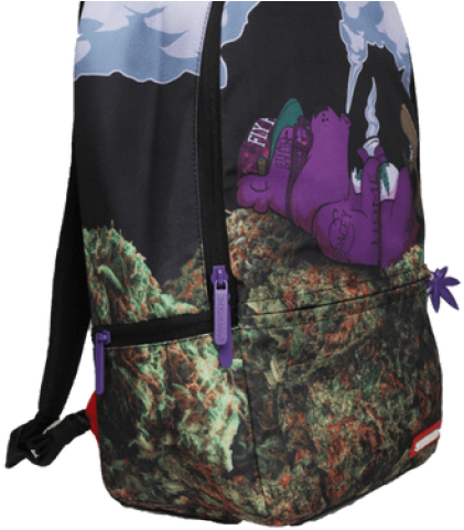 Drawn Weed Haze - Sprayground Ganja Bear (640x480), Png Download