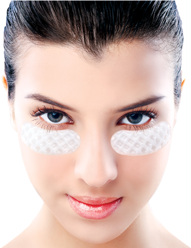 Collagena © Crystale © Eye Patches Are Soaked With - Girl (997x482), Png Download