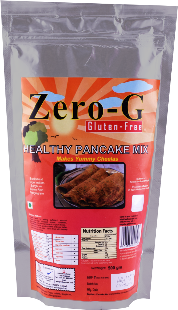 Zero-g Healthy Pancake/cheela Mix - Chocolate (1200x1200), Png Download