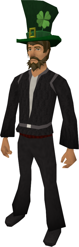 Requirements, Leprechaun Hat Equipped - Map Hat Runescape (327x1013), Png Download