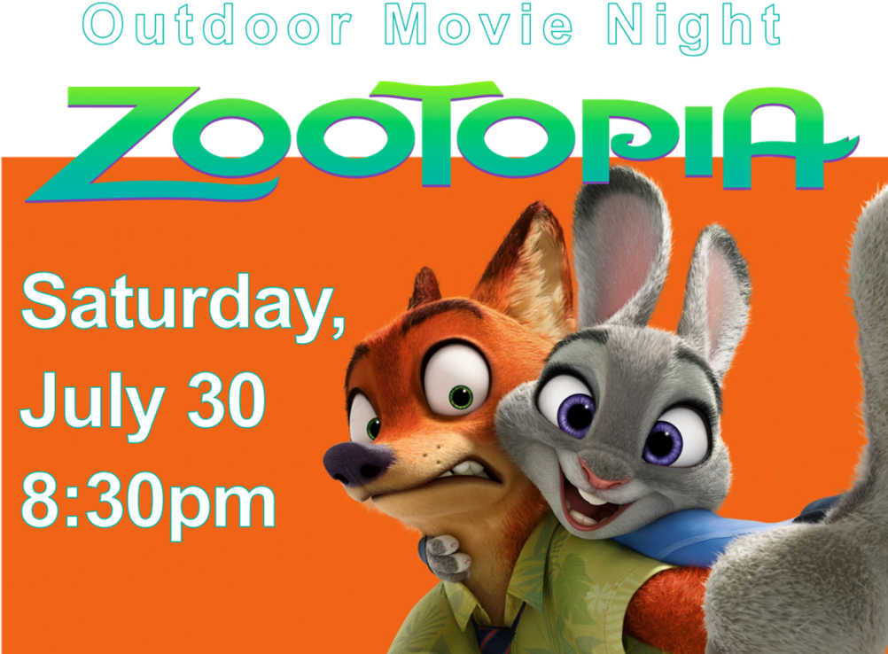 Zootopia Movie Night - Zootopia Nick (1024x768), Png Download