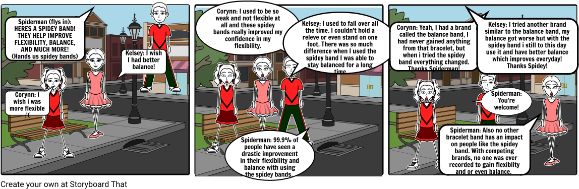 The Spidey Band - Comics (1164x385), Png Download