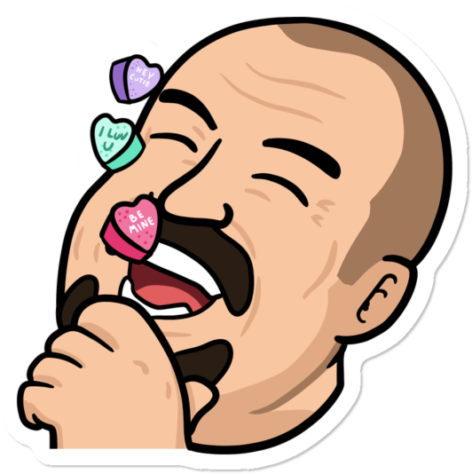 Danlul Valentines Day Special Edition Sticker Sticker (650x650), Png Download