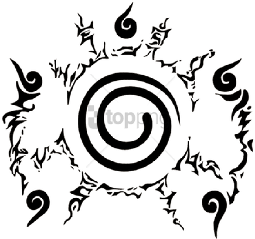 Free Png Hakke No Fūin Shiki Png Image With Transparent - 5 Elements Seal Naruto (850x804), Png Download