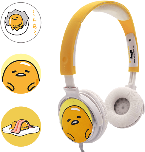 Gudetama Headphones - Headphones (610x610), Png Download