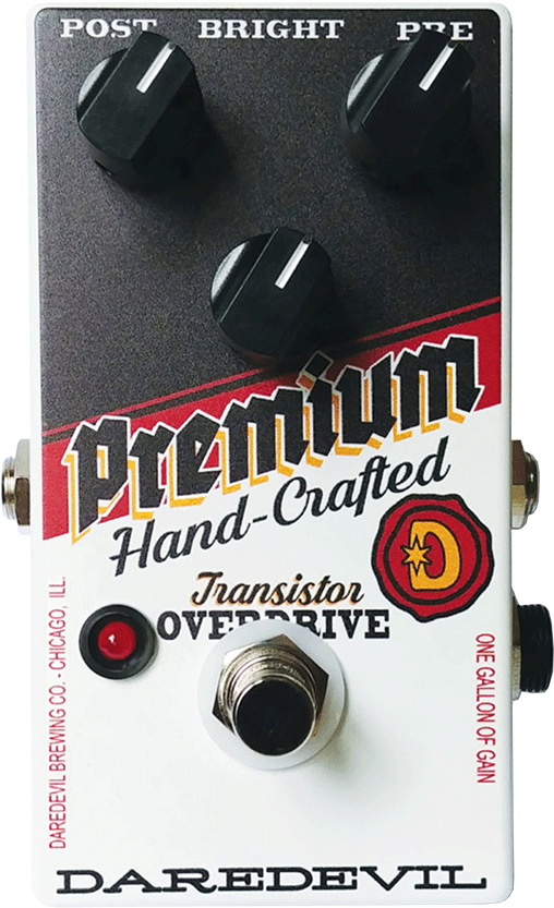 Daredevil Premium V2 Overdrive Pedal - Bocce (1000x1000), Png Download