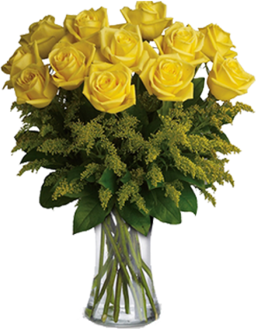 Imported Yellow Maverick Flowers - Birthday Flowers Yellow (800x1000), Png Download