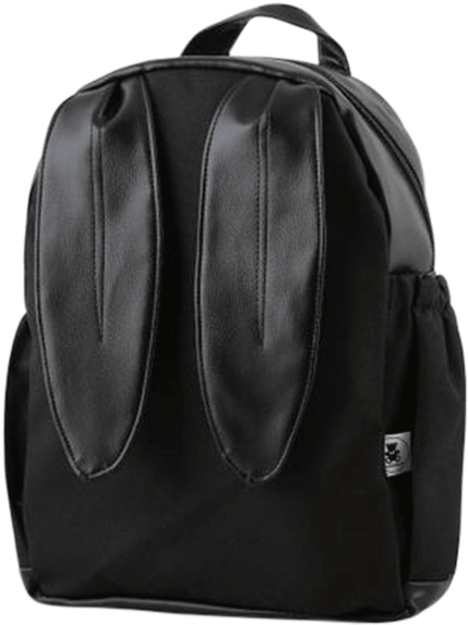 Black Bunny Ears Backpack - תיקי Toosh (600x600), Png Download