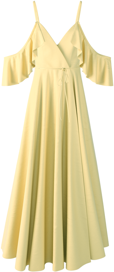 Front - Gown (1056x1056), Png Download