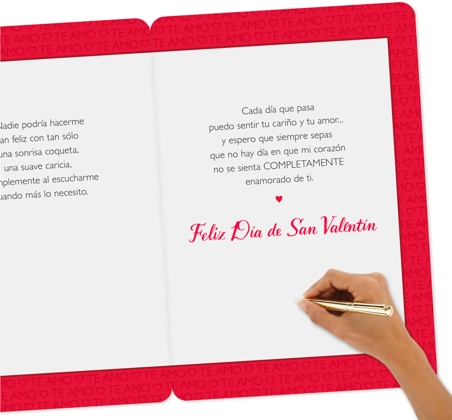 I Love You Jumbo Spanish-language Valentine's Day Card, - Document (1470x1470), Png Download