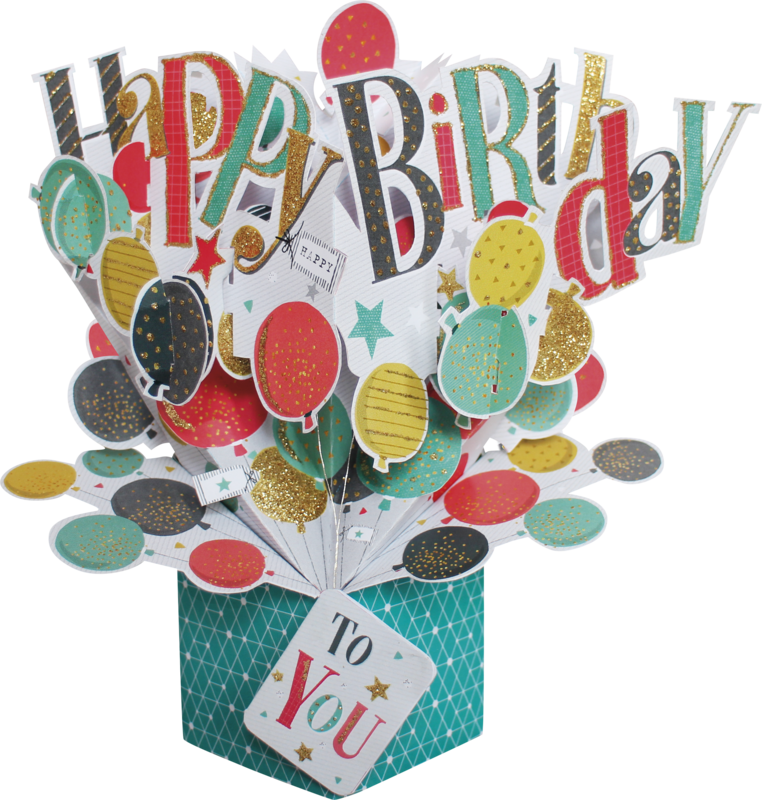 Second Nature Pop Ups - Happy Birthday Nature (762x800), Png Download